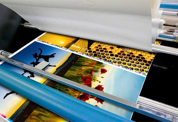 A3 posters printed on a digital press